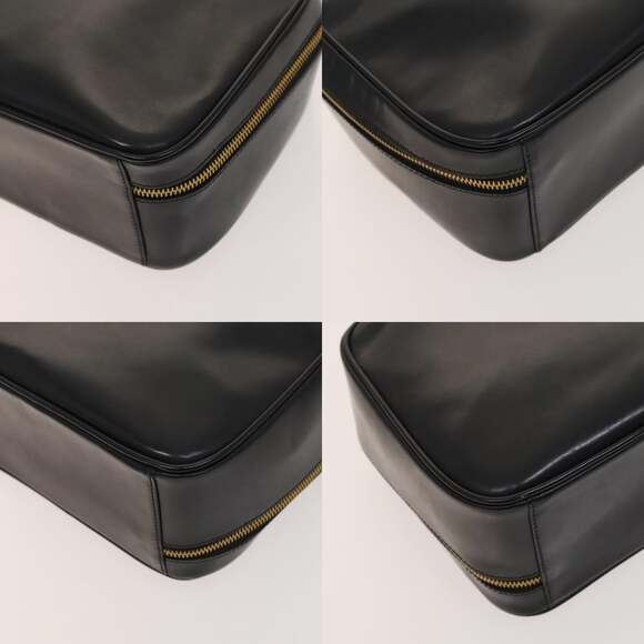 GUCCI Bamboo Bag Patent Leather Gold Dark Gray 000 3270 000 3270 - Picture 10 of 12